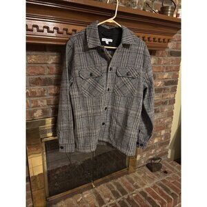 And Now This Heavy Gray Button Down Shirt Size Medium NWT